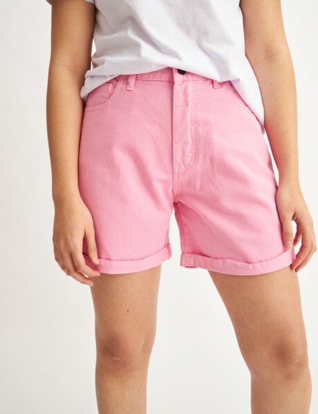 Short jean Miela Color Rosado