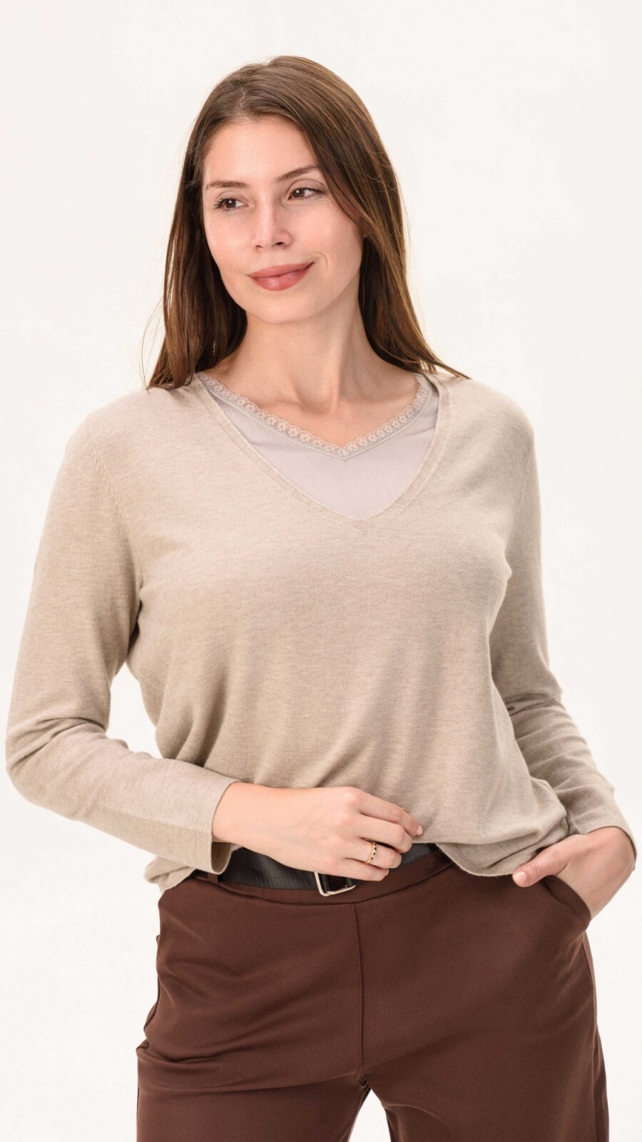 sweater licata beige