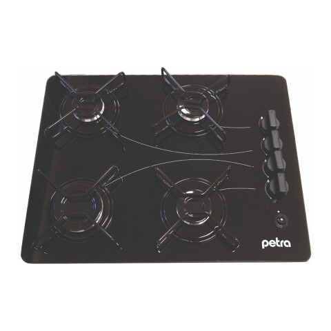 ANAFE 4 HORNALLAS VIDRIO PETRA Anafe 4 Hornallas Vidrio Petra