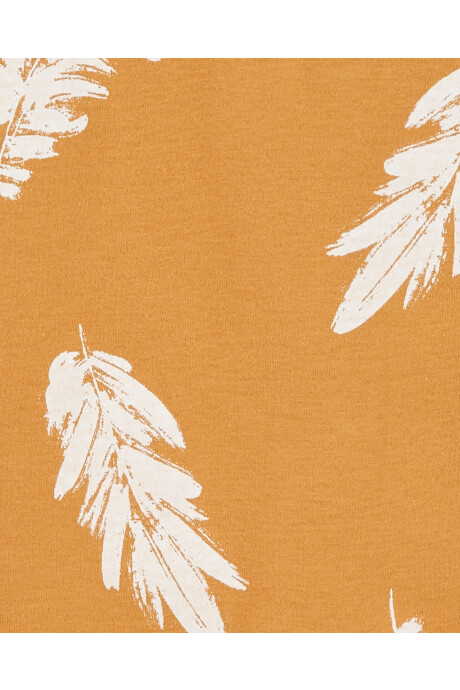 Monito y medias de algodón, diseño plumas Sin color