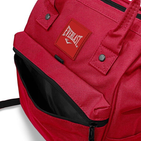 Mochila Cartera Everlast Bolso Dama Urbana Antirrobo Rojo