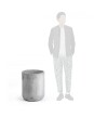 Maceta "Bule 50" - 50cm x 40cm - Fibrocemento Gris Laca Maceta "Bule 50" - 50cm x 40cm - Fibrocemento Gris Laca