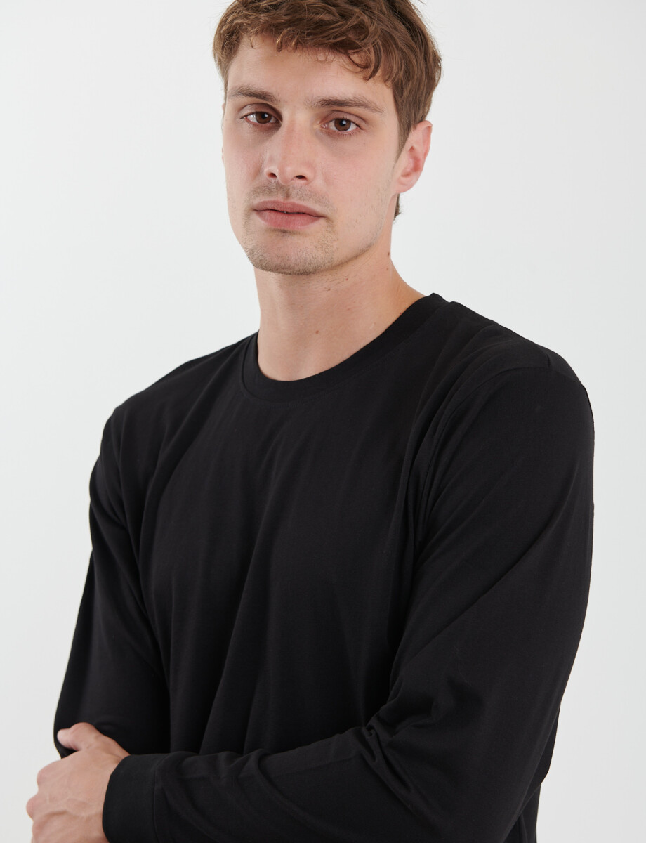 520682 T-SHIRT HARRINGTON LABEL Negro