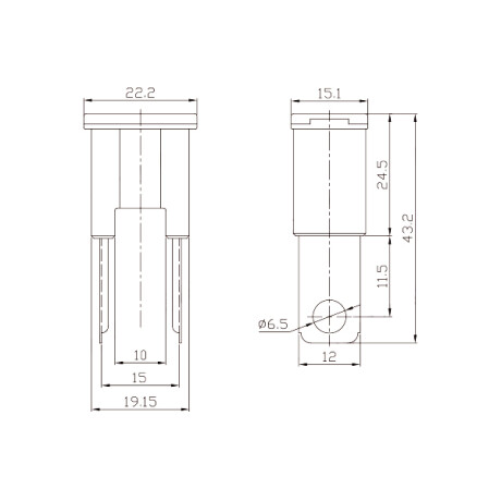 FUSIBLE - FLM MACHO 60 AMP. JAPON AMARILLO - FUSIBLE - FLM MACHO 60 AMP. JAPON AMARILLO -