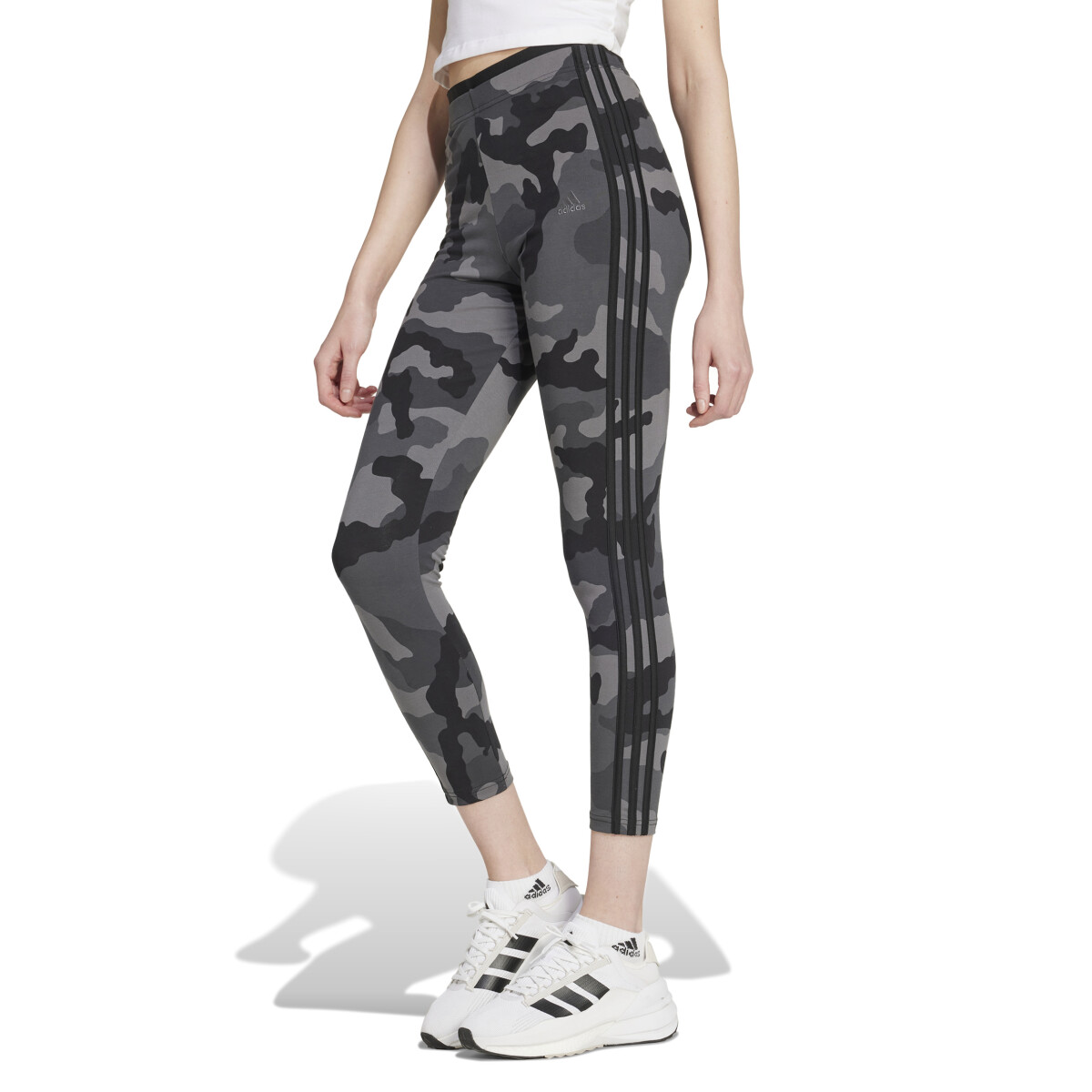 Calza de Mujer Adidas Essentials Camo Print Adidas - Negro - Gris 