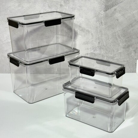 Set 4 Contenedores Herméticos FreshBox Set 4 Contenedores Herméticos FreshBox