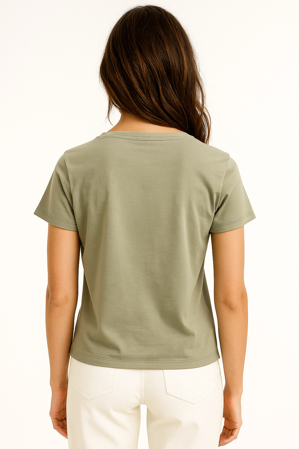 Remera Blumme Verde Grisaceo