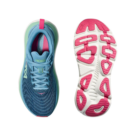 Championes Hoka One One Gaviota 5 Aqua