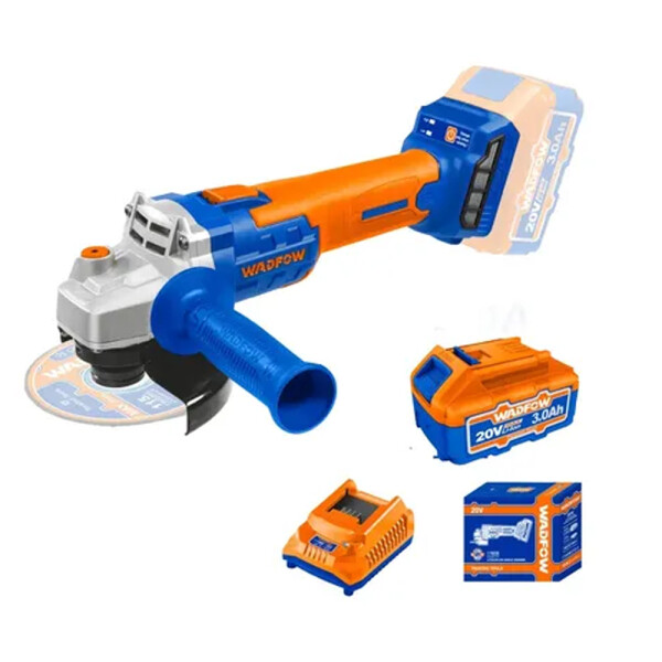 AMOLADORA A BATERIA 20V C BAT 3AMP Y CARGADOR Amoladora A Bateria 20v C Bat 3amp Y Cargador