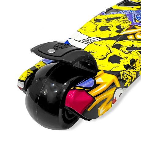 Monopatin Tripatin Rueda Ancha C/Luz Scooter Plegable Multicolor