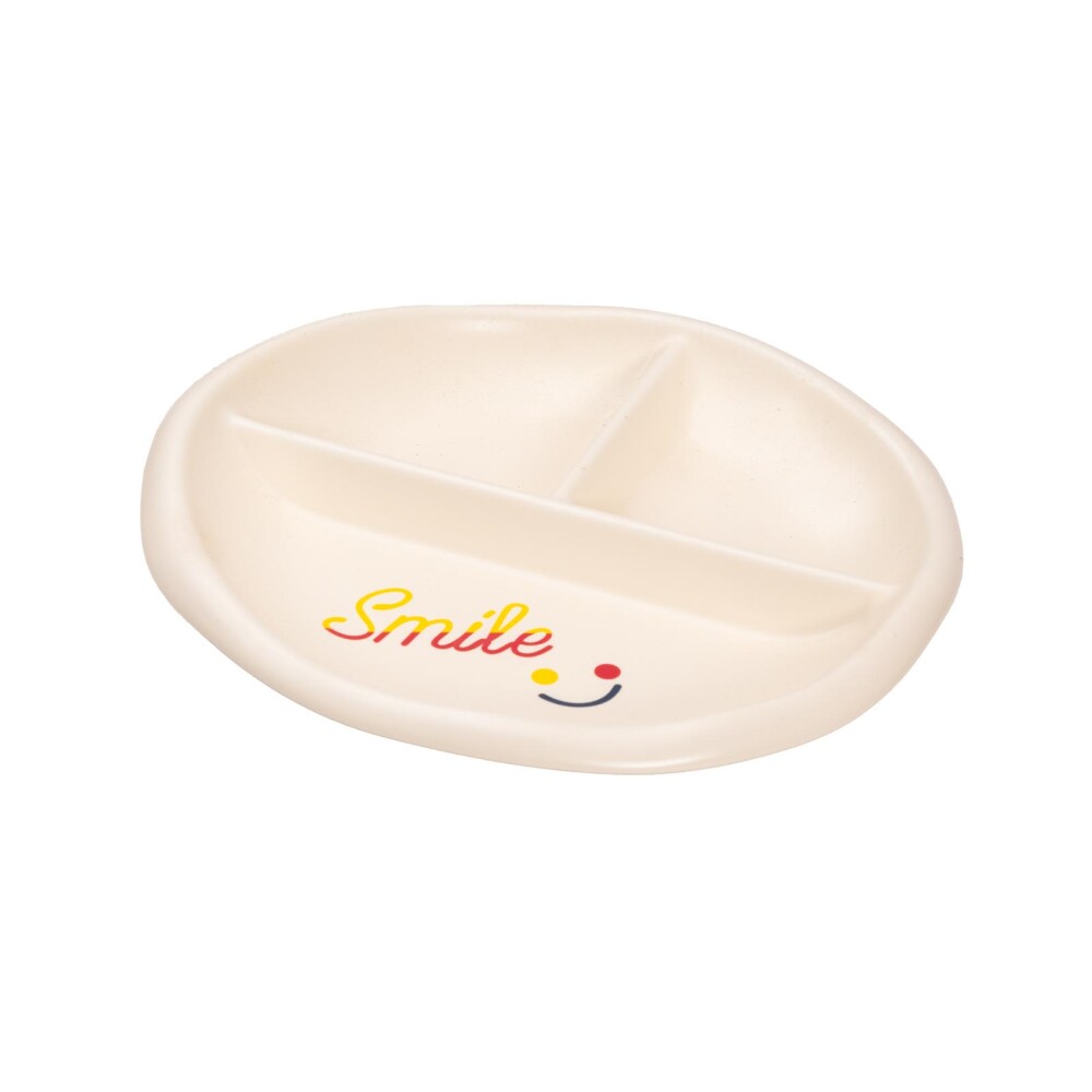 PLATO 3/D KIDS SMILE NATURAL/BEIGE CERÁMICA A057