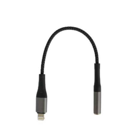 CABLE ADAPTADOR KLGO IPHONE LIGHTNING A 3,5MM AUXILIAR REFORZADO CABLE ADAPTADOR KLGO IPHONE LIGHTNING A 3,5MM AUXILIAR REFORZADO