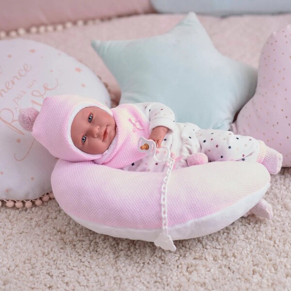 Bebe Muñeca Llorens Mimi Sonrisas Pijama Almohada Luna Modelo Mimi Estrella