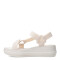 Sandalias de Mujer Azaleia Olivia Plataforma Beige