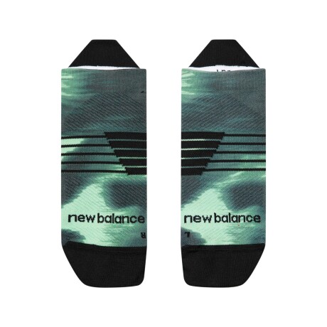 Medias New Balance Unisex - PRO RUN TAB SOCKS - LAS15107AS BLACK/GREY/GREEN