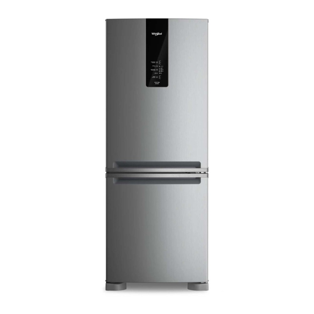 HELADERA WHIRLPOOL FRIO SECO 447-L GRIS BOTTOM MOUNT XPERT INVERTER WRE57CKDIM