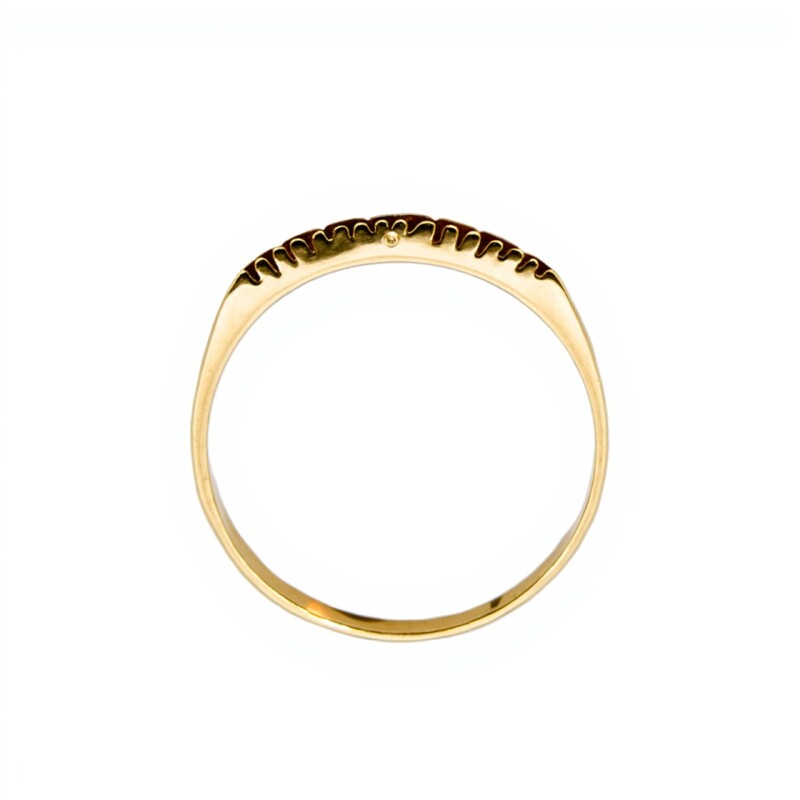 Anillo Vera-Oro Bajo-Piedra Rubi-AN8139 conpiedra