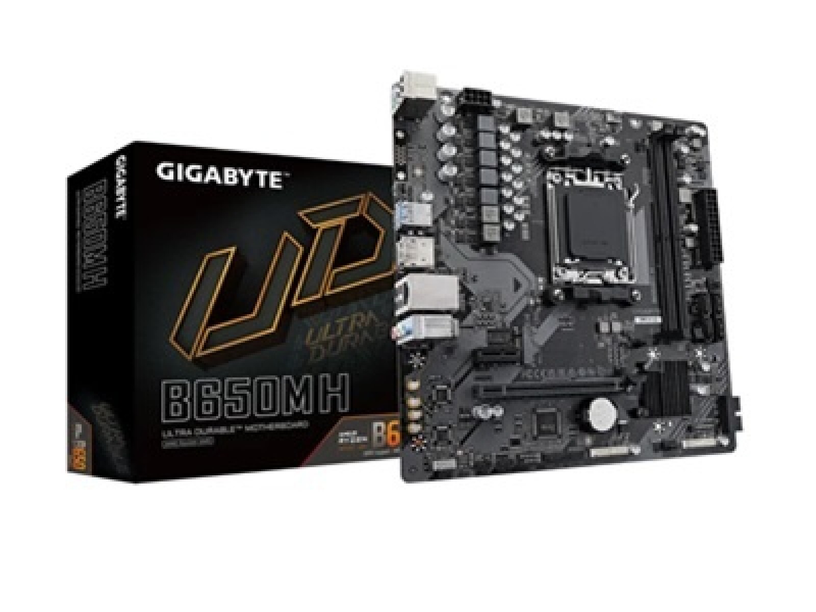 Gigabyte - B650M H - Motherboard - Micro ATX - Socket AM5 - AMD Ryzen - AMD Radeon Graphics 