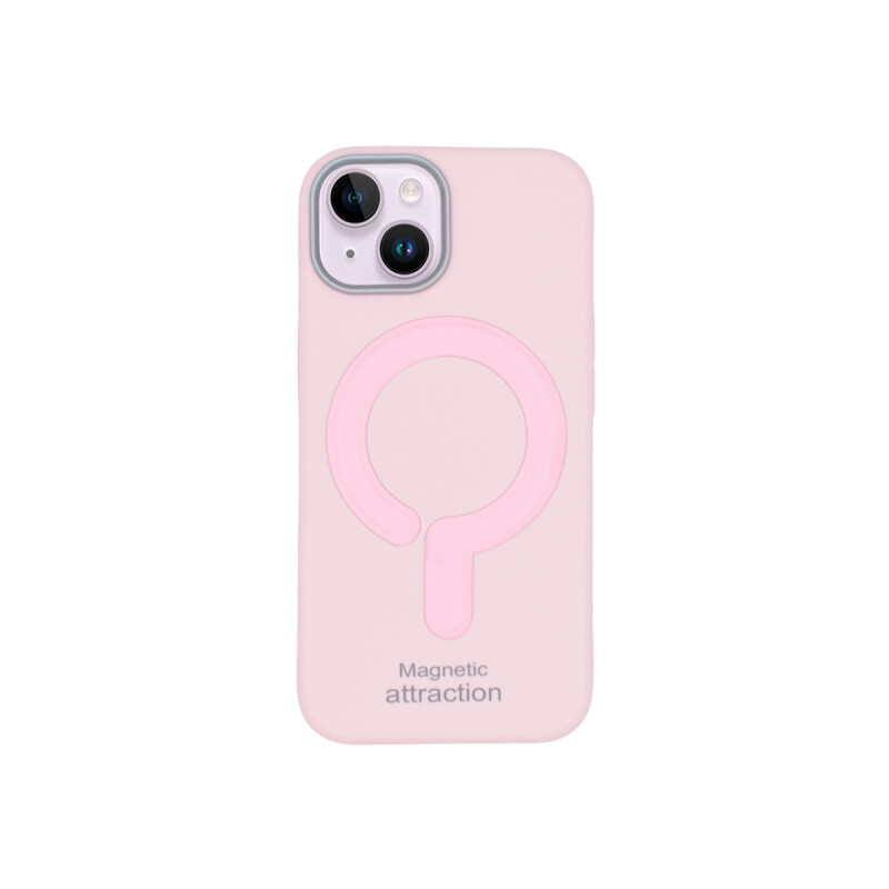 Protector para iPhone 13/14 texturada color rosa Protector Para Iphone 13/14 Texturada Color Rosa