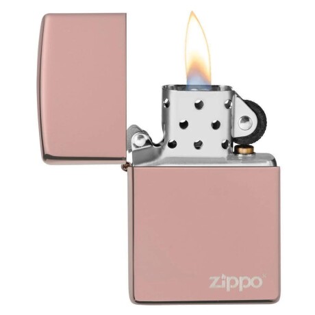Encendedor Zippo High Polish Rose Gold con logo - 49190ZL Encendedor Zippo High Polish Rose Gold con logo - 49190ZL