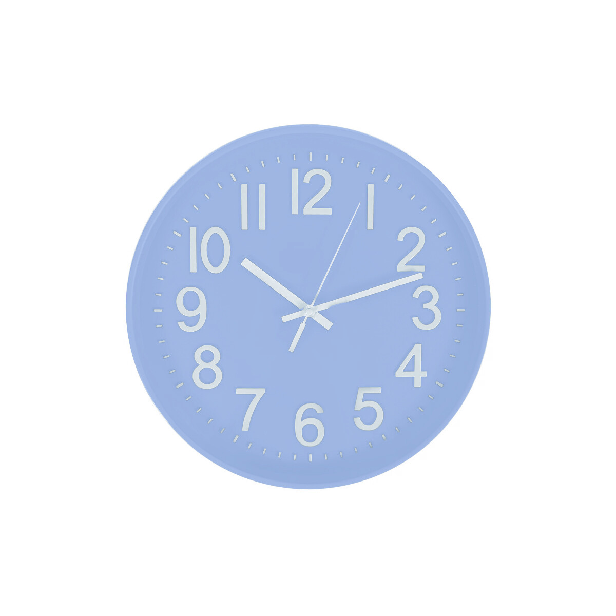 Reloj De Pared Color Pastel - Celeste 