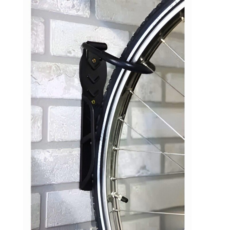 Set x2 Soporte de pared para colgar bicicleta NEGRO