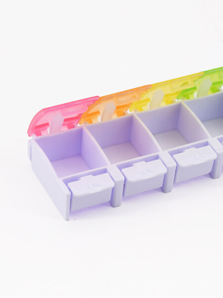 PASTILLERO SEMANAL MULTICOLOR
