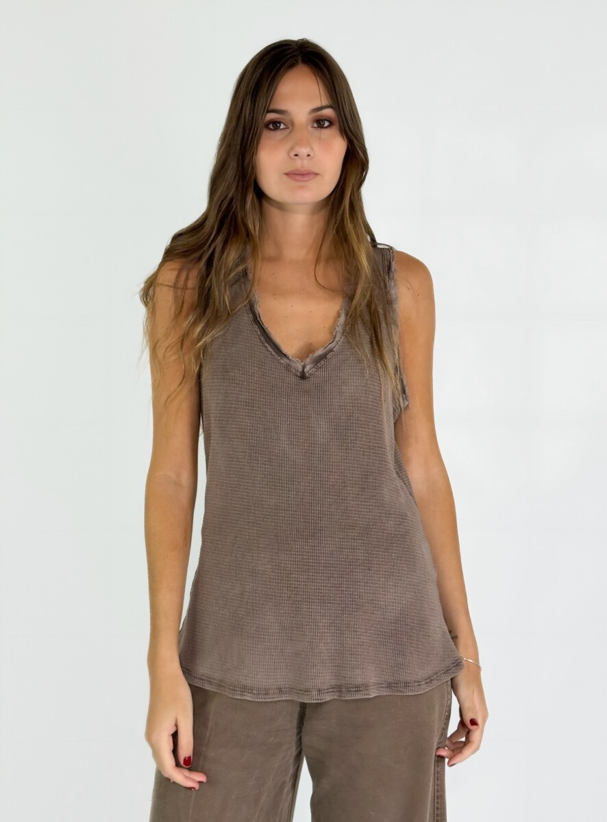 TOP PIENZA - CHOCOLATE 