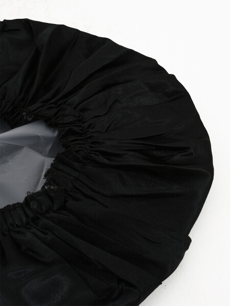 GORRA BAÑO IMPERMEBLE DOBLE TELA NEGRO