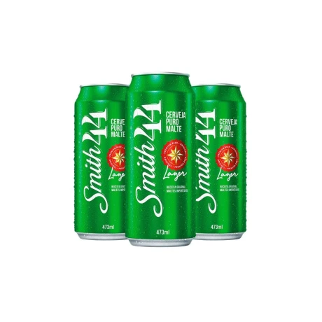 CERVEZA SMITH 44 473ML LAGER FUNDA X6 CERVEZA SMITH 44 473ML LAGER FUNDA X6