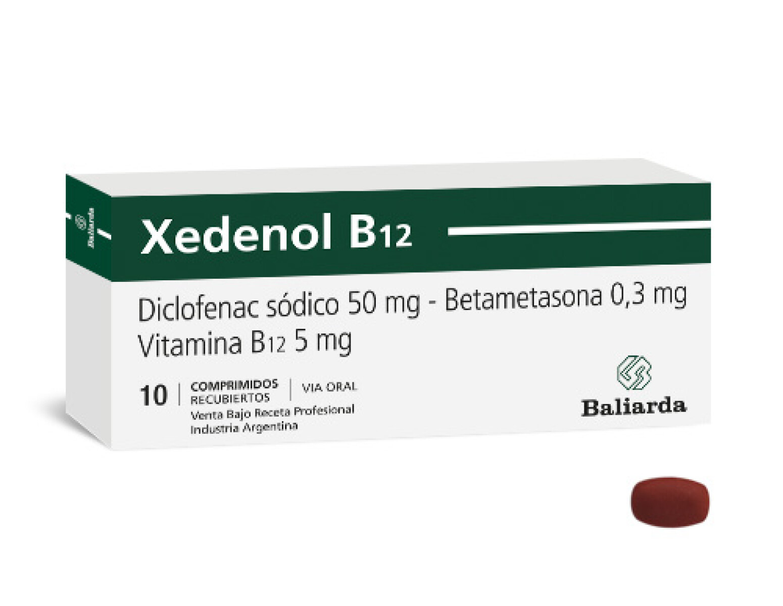 Xedenol B12 10 Comprimidos 