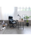 Silla de oficina TJELE polipiel negro Silla de oficina TJELE polipiel negro