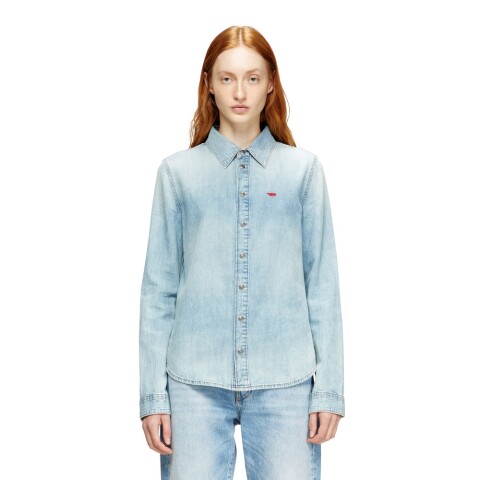 Camisa Para Mujer De-Eazy Shirt Azul claro