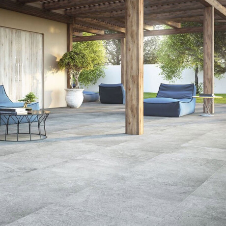 Porcelanato Piso y Pared Exterior 90x90 Gris Mate GAMAS DE GRIS