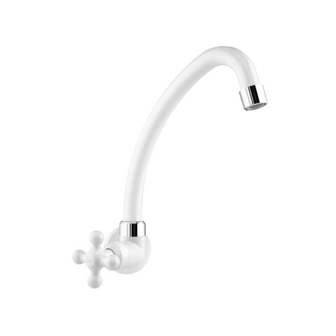 Grifo Unitario de cocina de pared MARUJA blanca Grifo Unitario De Cocina De Pared Maruja Blanca