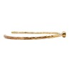 Brazalete Delhi-Plata 925 rodinada con micra de oro 18k-Piedra Labradorita-BR2007 conpiedra