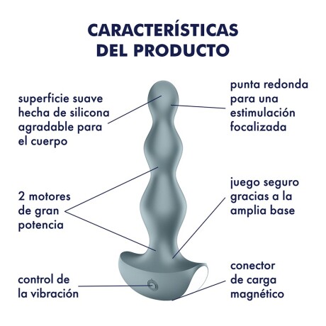 Lolli Plug 2 Satisfyer Vibrador Gris