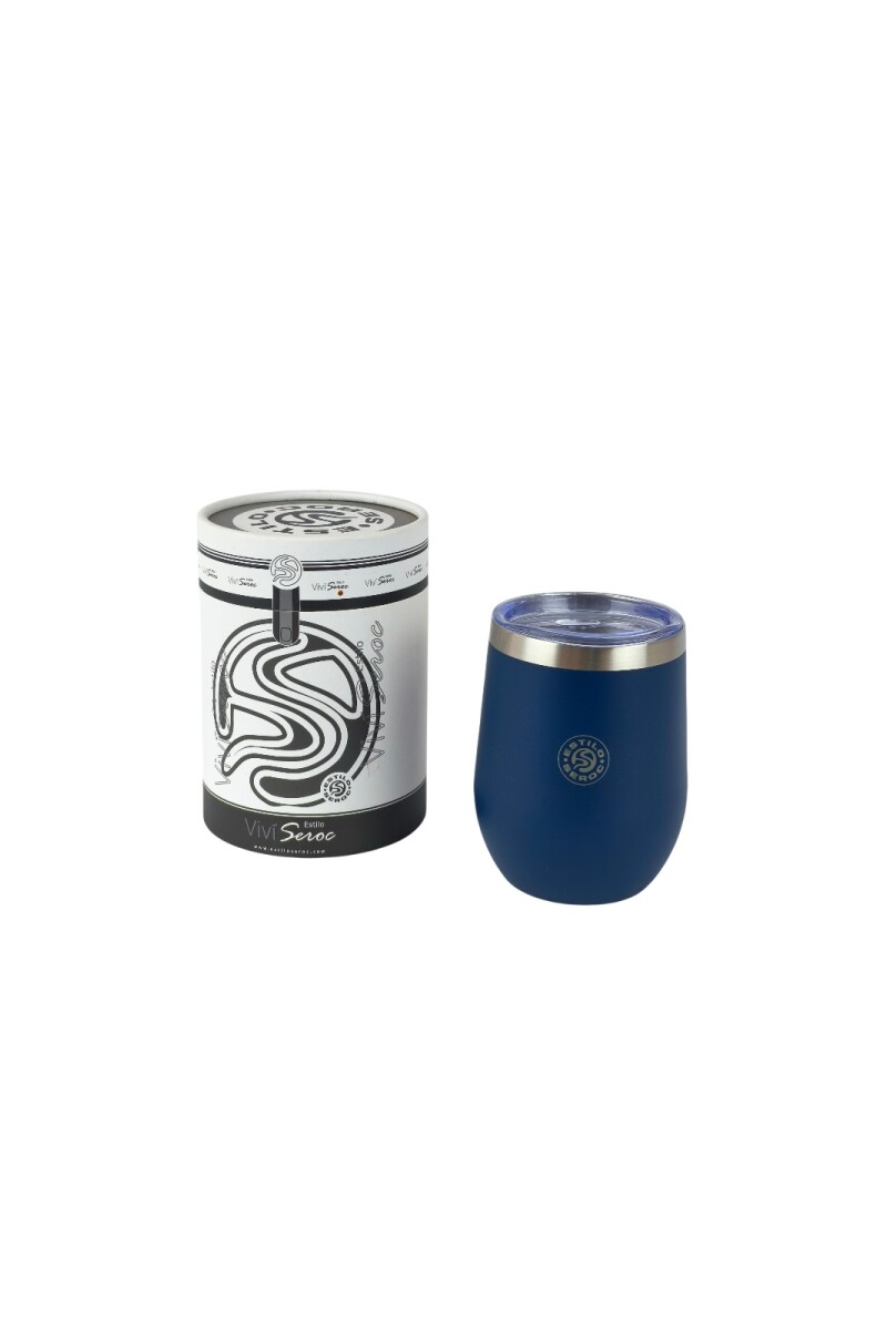 Mate Acero Color 350 ml Azul