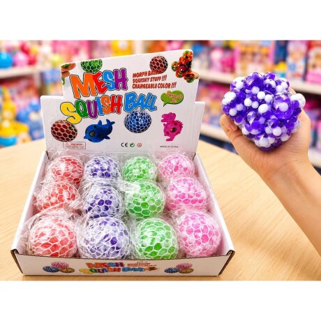 Pelota Squishy con Malla 7 Orbit Antiestres Sensorial 001
