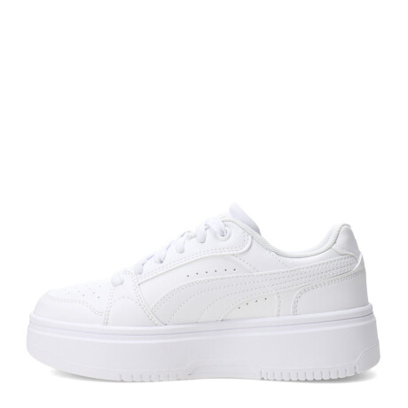 Championes de Mujer Puma Rebound Femme Low Plataforma Blanco