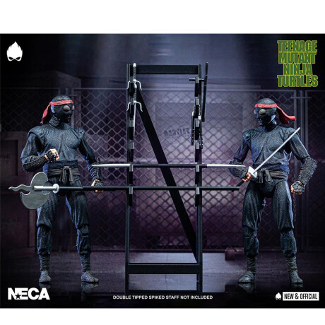 Foot Soldiers Dual Pack de 7 Pulgadas Tortugas Ninja 1990 TMNT Foot Soldiers Dual Pack de 7 Pulgadas Tortugas Ninja 1990 TMNT