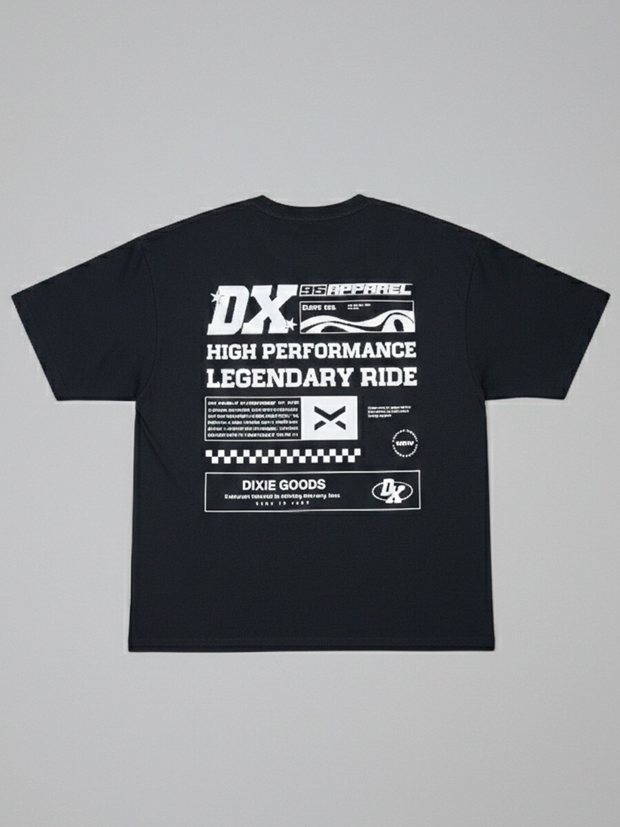 T-SHIRT MANABI DIXIE - Negro 