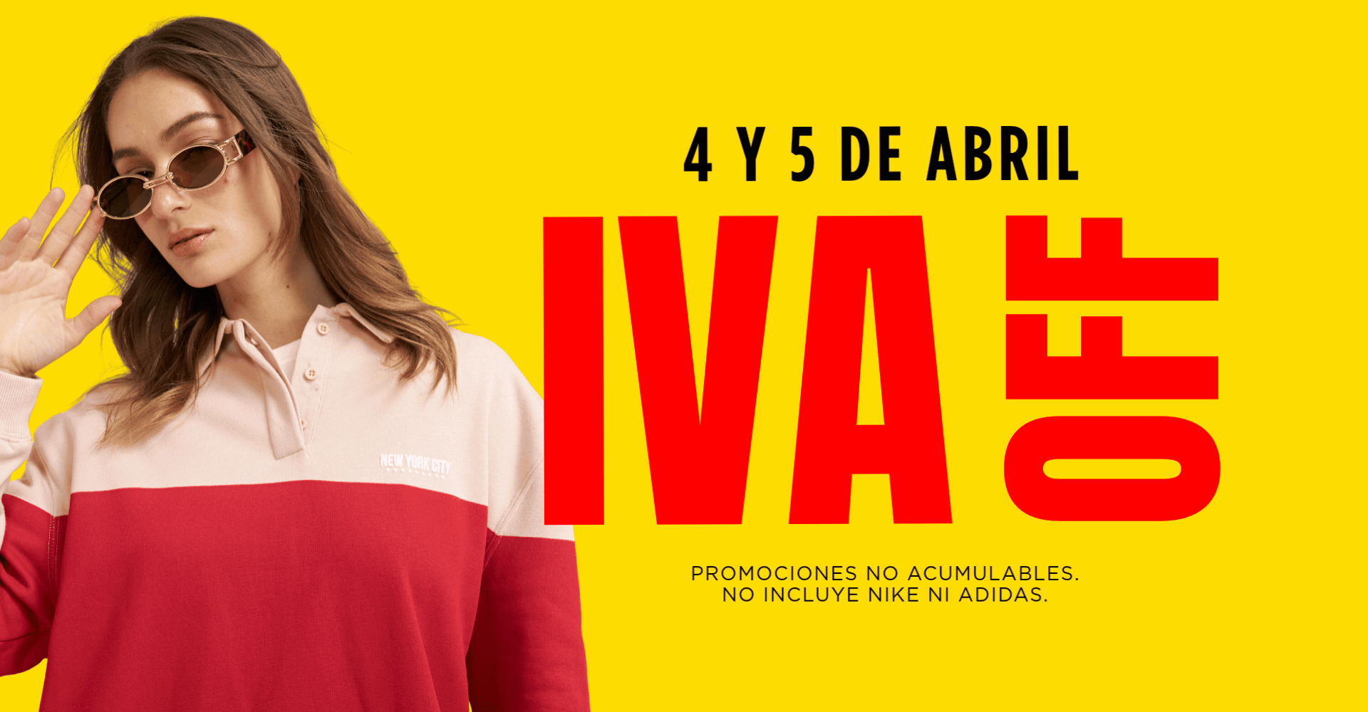 ¡IVA OFF 4 Y 5 DE ABRIL!