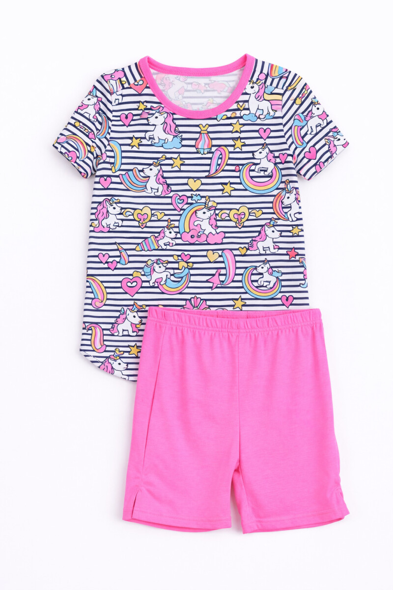 PIJAMA SET REMERA + SHORT - VARIANTE 2 