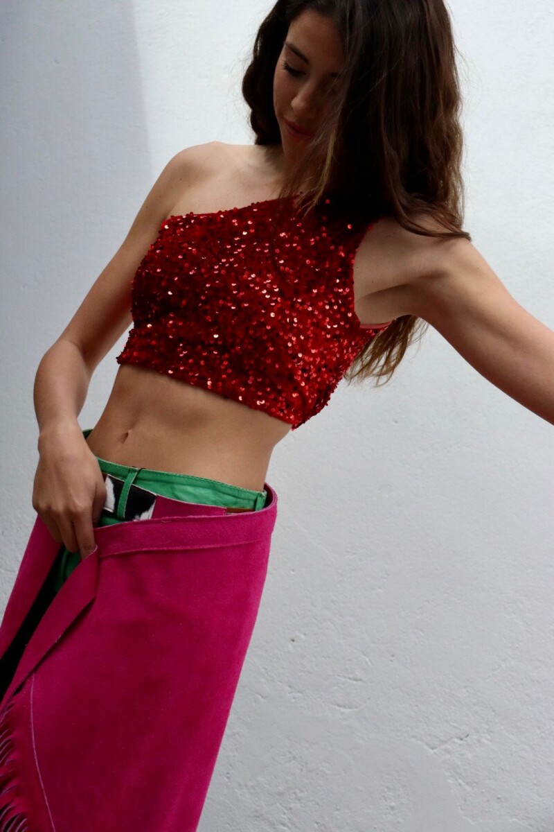 Top Bling Bling - Rojo 