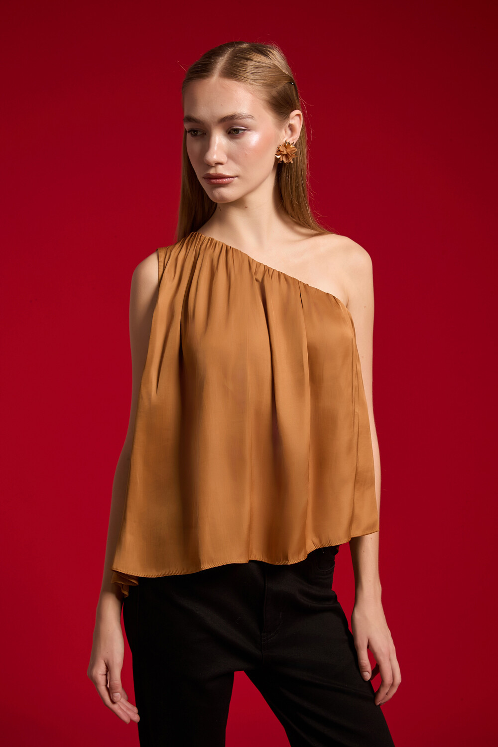 Blusa Laora Caramelo