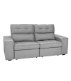 Sillon Cama Denton 3 Cuerpos Gris
