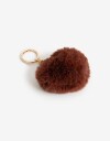 Llavero Cozy Llavero Corazon Cozy Con Beads, - Marron Chocolate