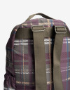 Mochilas Urbanas Nylon Mochila Con Bolsillo Delantero Y Laterales. - Estampado Geometrico