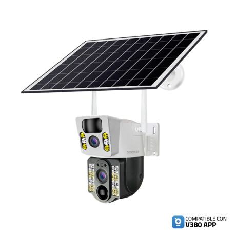 cámara solar xion smart doble cámara recargable COLOR UNICO